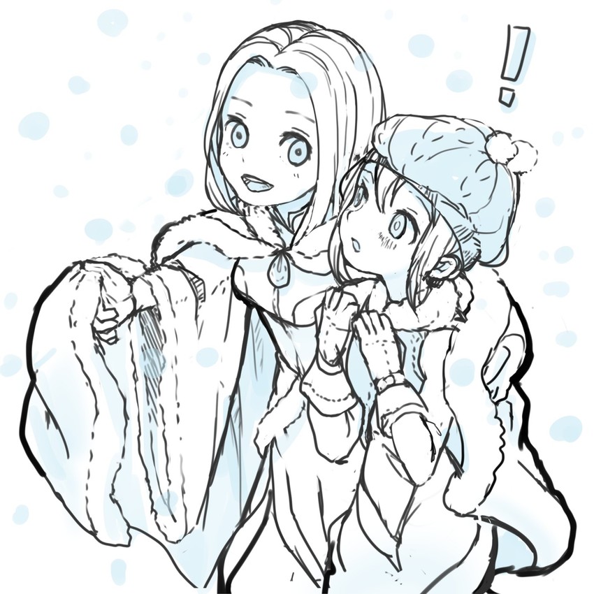 tressa colzione and ophilia clement (octopath traveler and 1 more) drawn by rico_ot