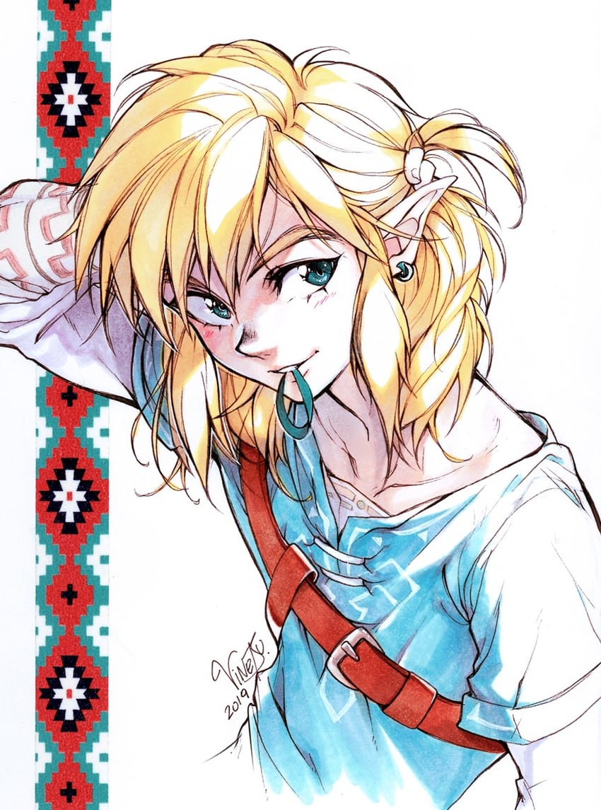 link (the legend of zelda and 1 more) drawn by vinetsu