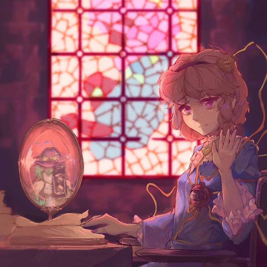 komeiji koishi and komeiji satori (touhou) drawn by zsefvgy