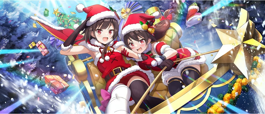 megumin and yunyun (kono subarashii sekai ni shukufuku wo! and 1 more)