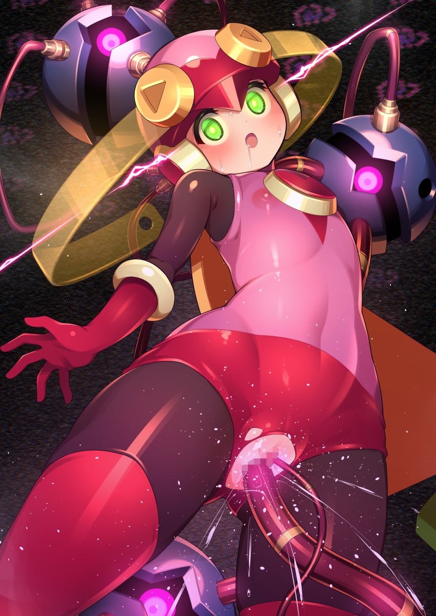 roll.exe (mega man and 1 more) drawn by gummyrise