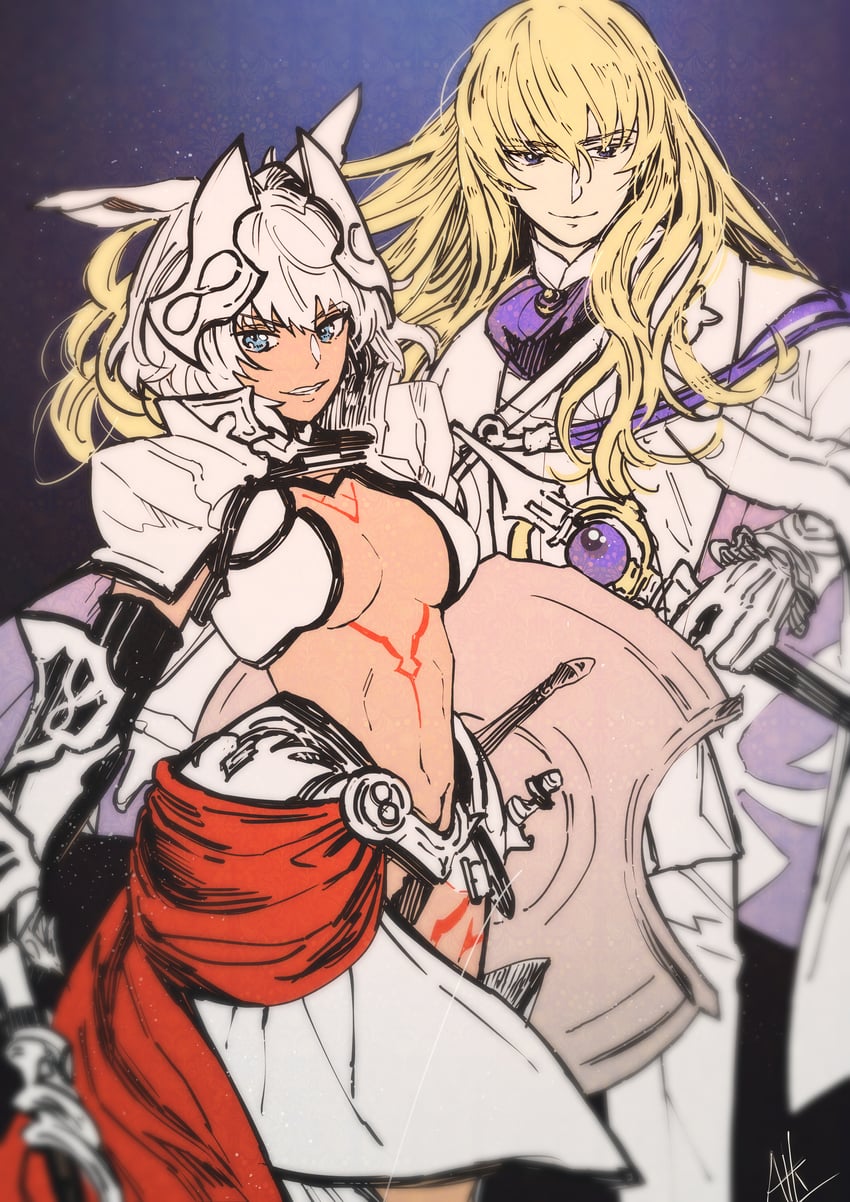 caenis and kirschtaria wodime (fate and 1 more) drawn by ateka