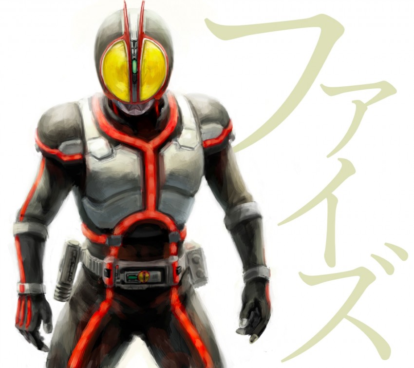kamen rider faiz (kamen rider and 1 more) drawn by yona