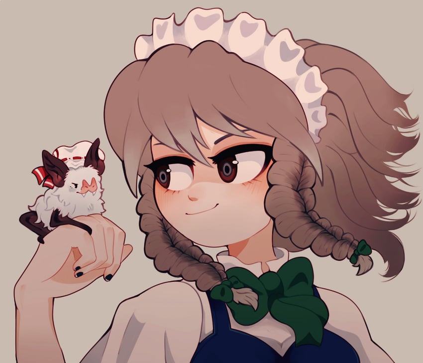 remilia scarlet and izayoi sakuya (touhou) drawn by clem_(calmeremerald)