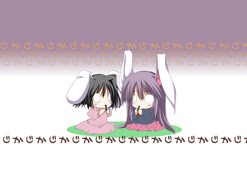 reisen udongein inaba and inaba tewi (touhou) drawn by sen_(astronomy)