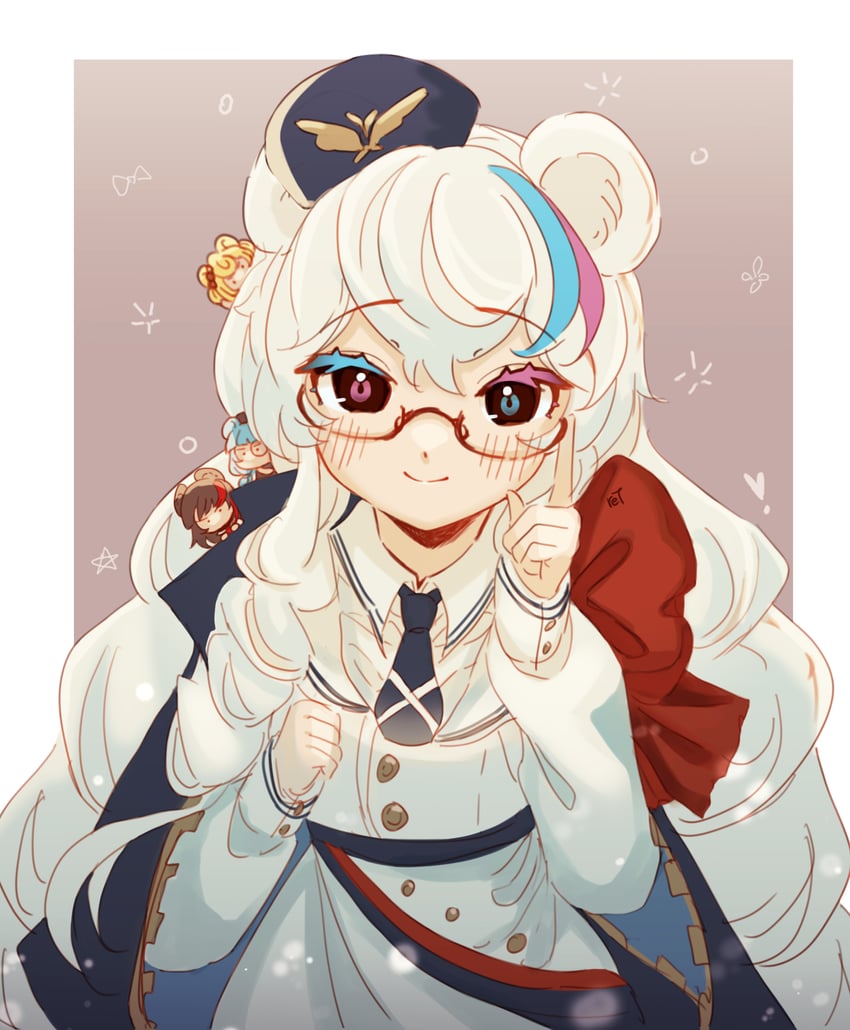 rosa, zima, gummy, and istina (arknights) drawn by ret_(tiiuu)