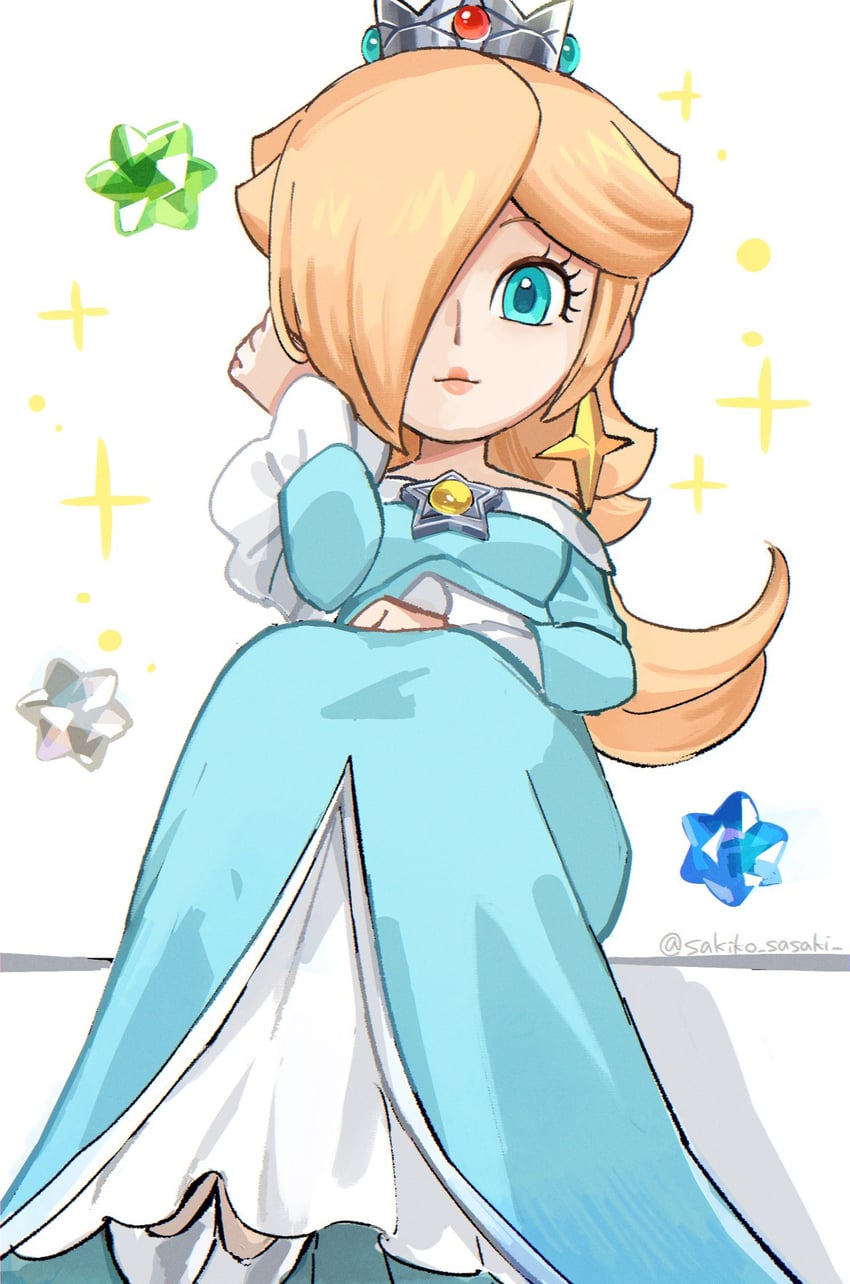 rosalina (mario and 1 more) drawn by sasaki_sakiko