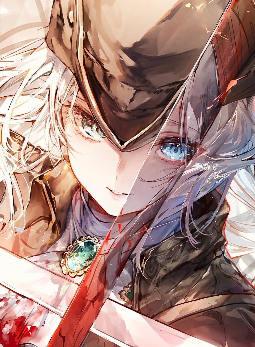 plain doll and lady maria of the astral clocktower (bloodborne) drawn by noyu_(noyu23386566)