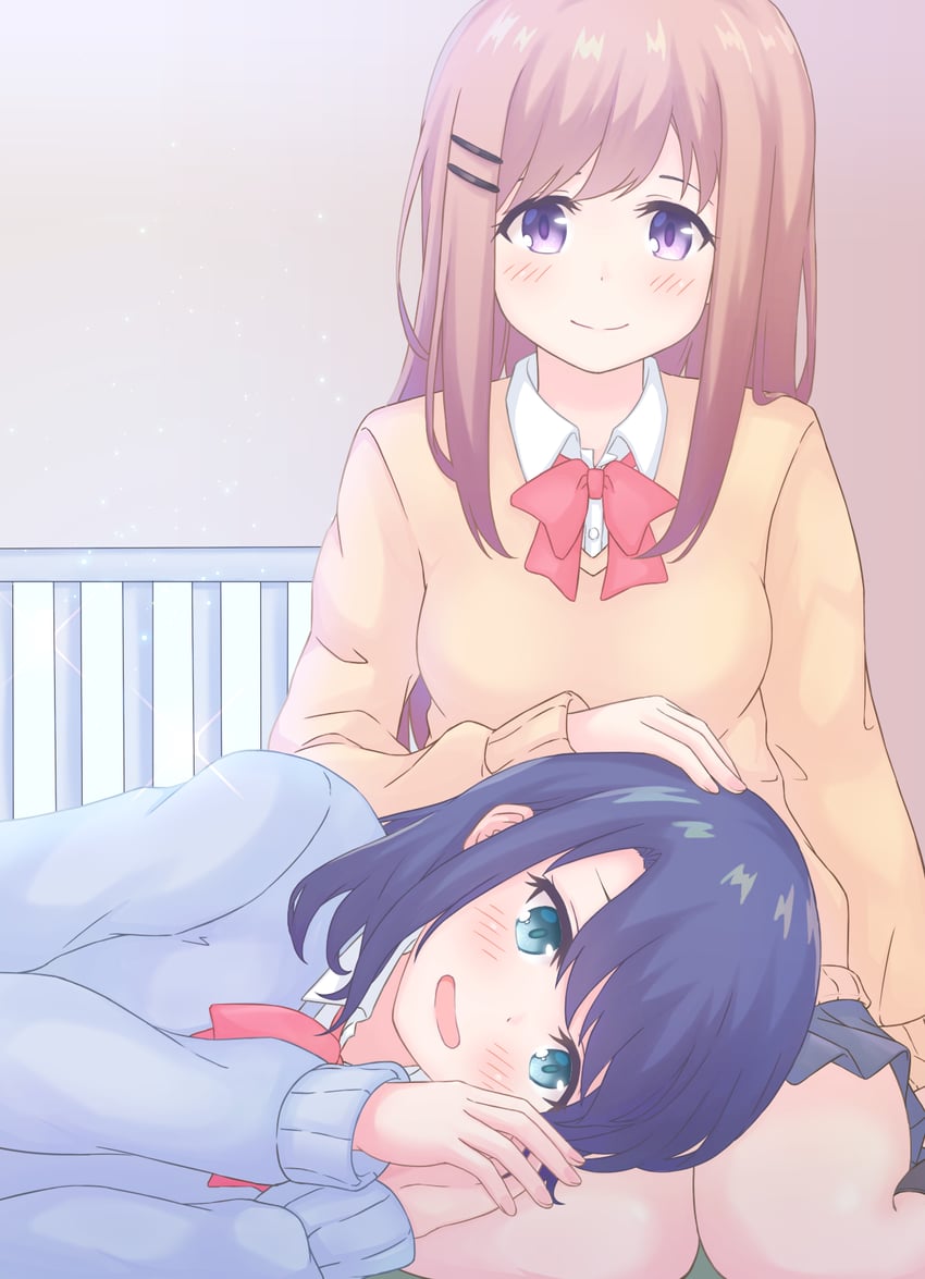 adachi sakura and shimamura hougetsu (adachi to shimamura) drawn by twinklemelon