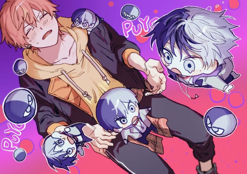shinonome akito and aoyagi touya (project sekai and 1 more) drawn by goguma_wagamja