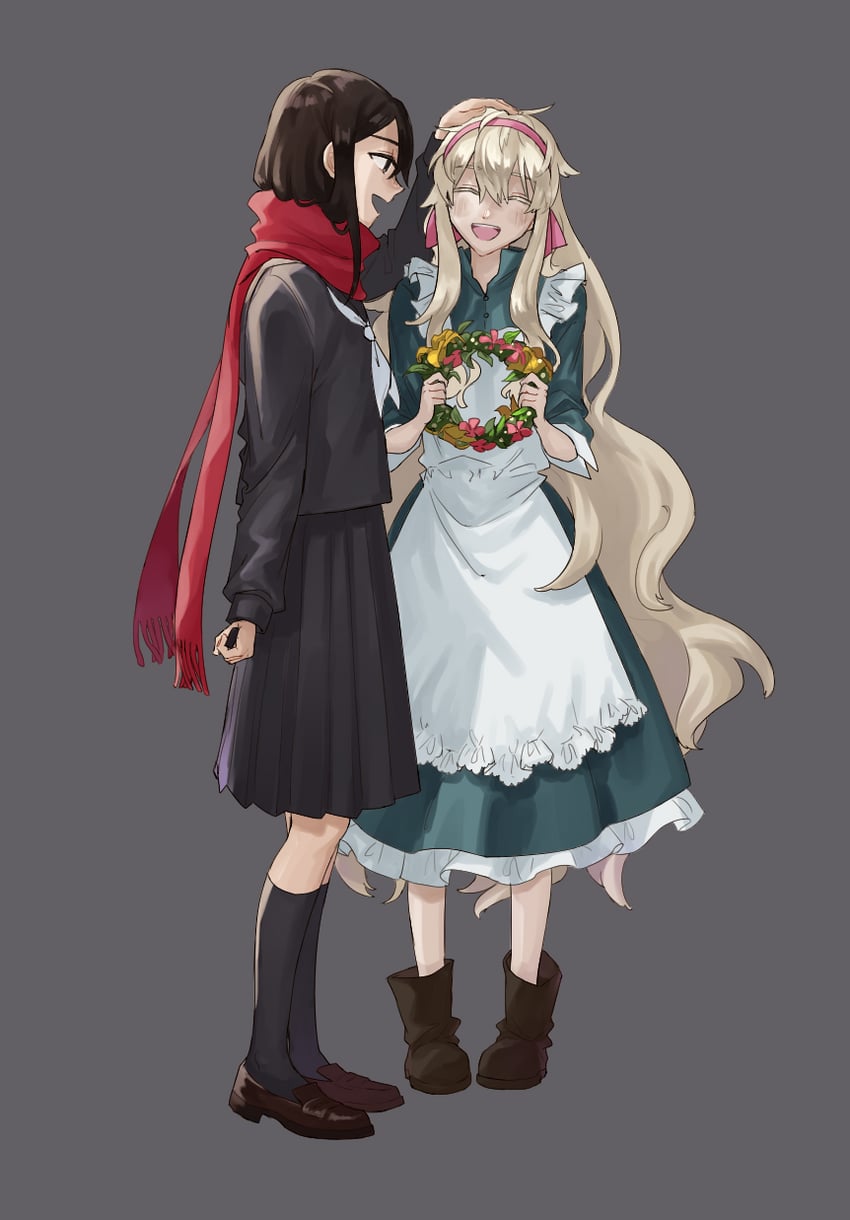 tateyama ayano and kozakura marry (kagerou project) drawn by saksak_m