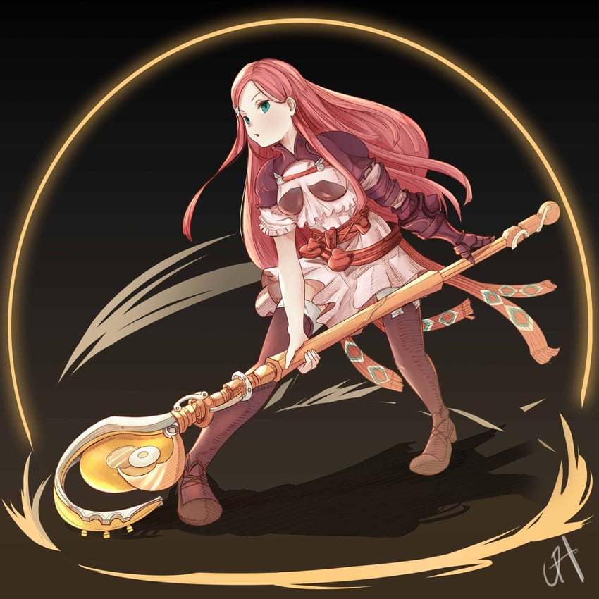 ritz malheur (final fantasy and 1 more) drawn by ueha10