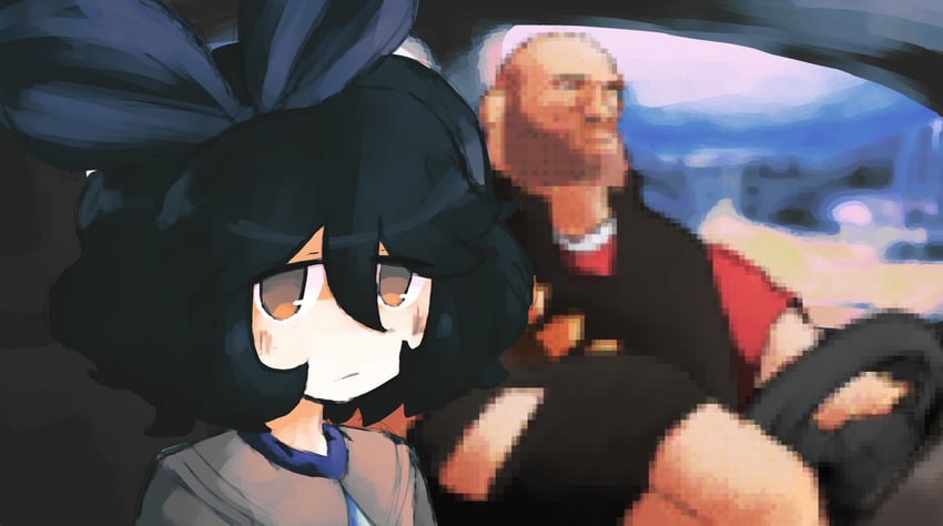 heavy and liv (original and 1 more) drawn by iesonatana
