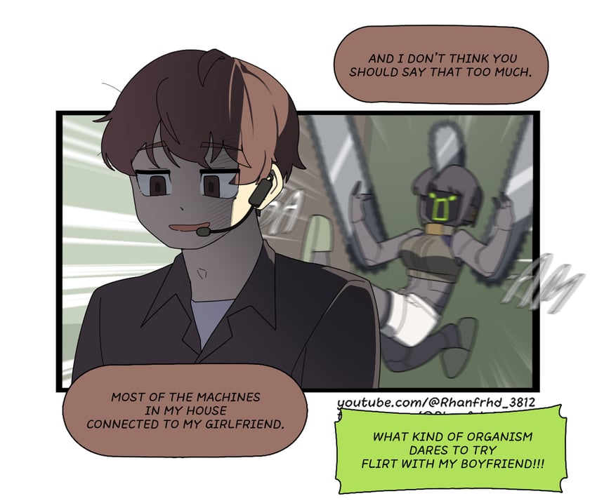 robot girl (original and 1 more) drawn by gomulgong