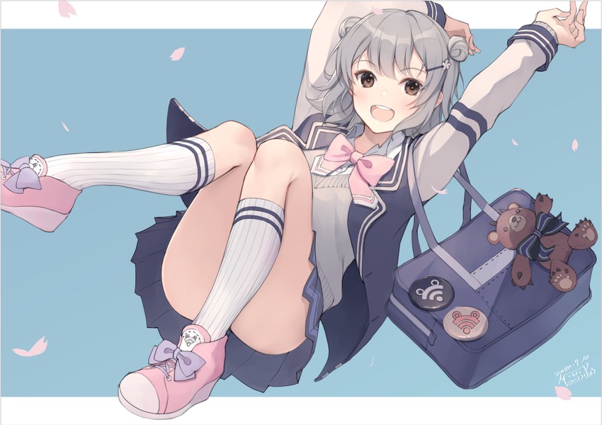 koharu rikka and lakiston (voiceroid and 2 more) drawn by yoshino_ryou