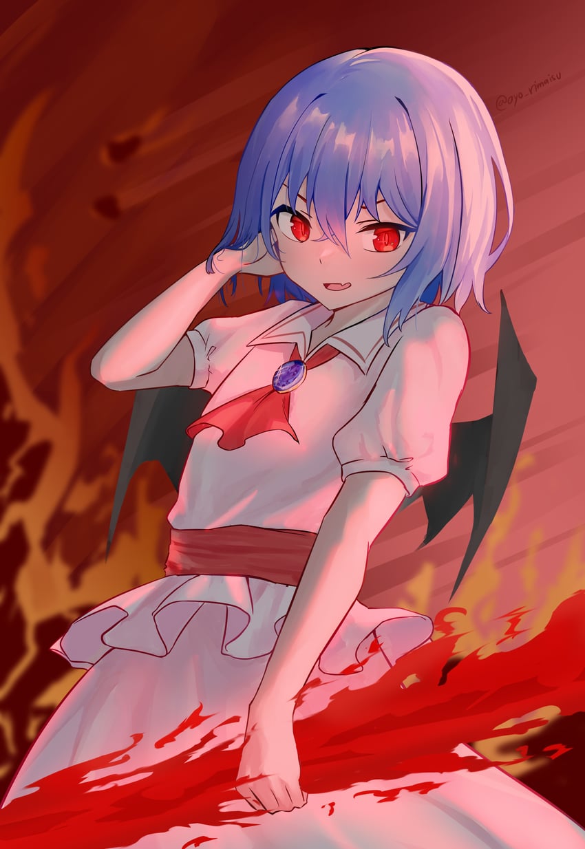 remilia scarlet (touhou) drawn by remise