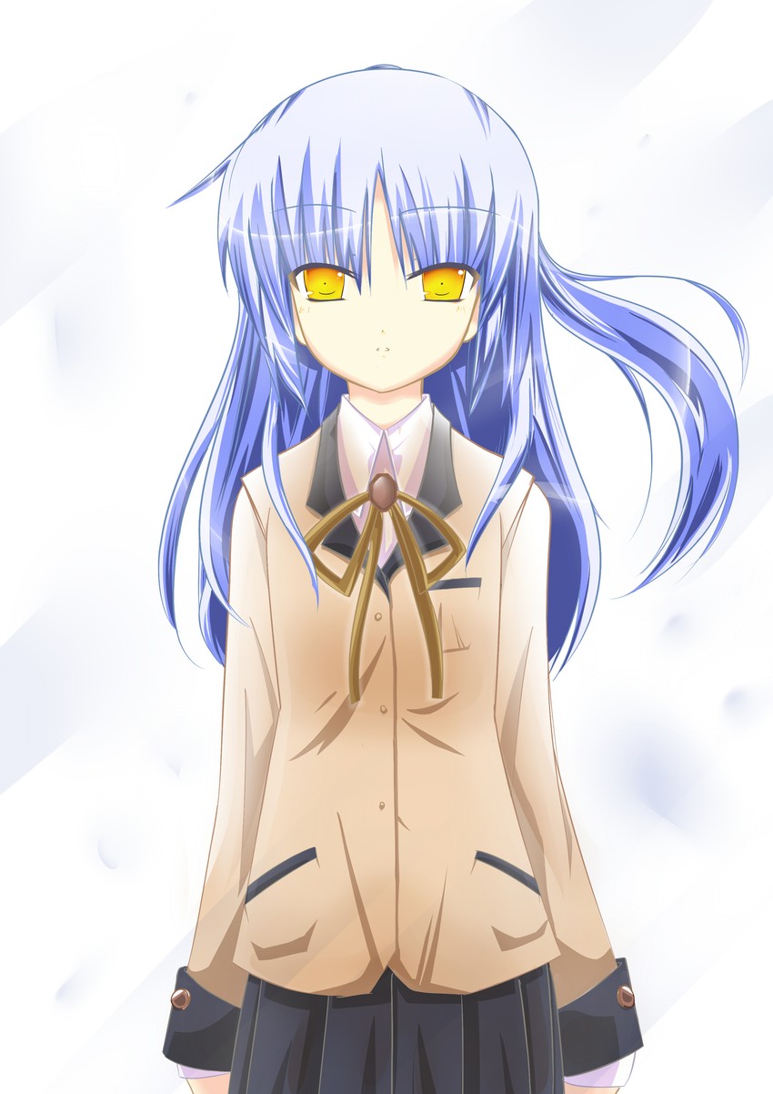 tachibana kanade (angel beats!) drawn by haribote_(desk_of_coulomb)