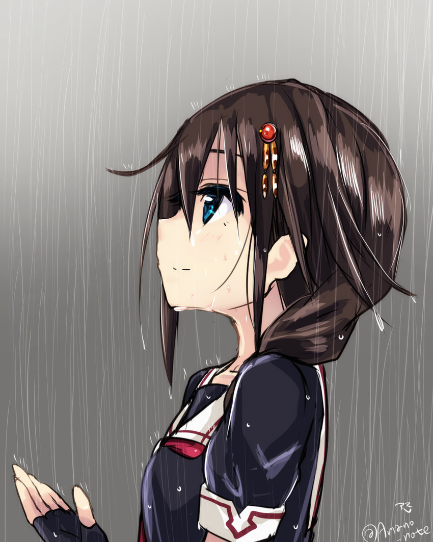 shigure and shigure kai ni (kantai collection) drawn by amano_kouki