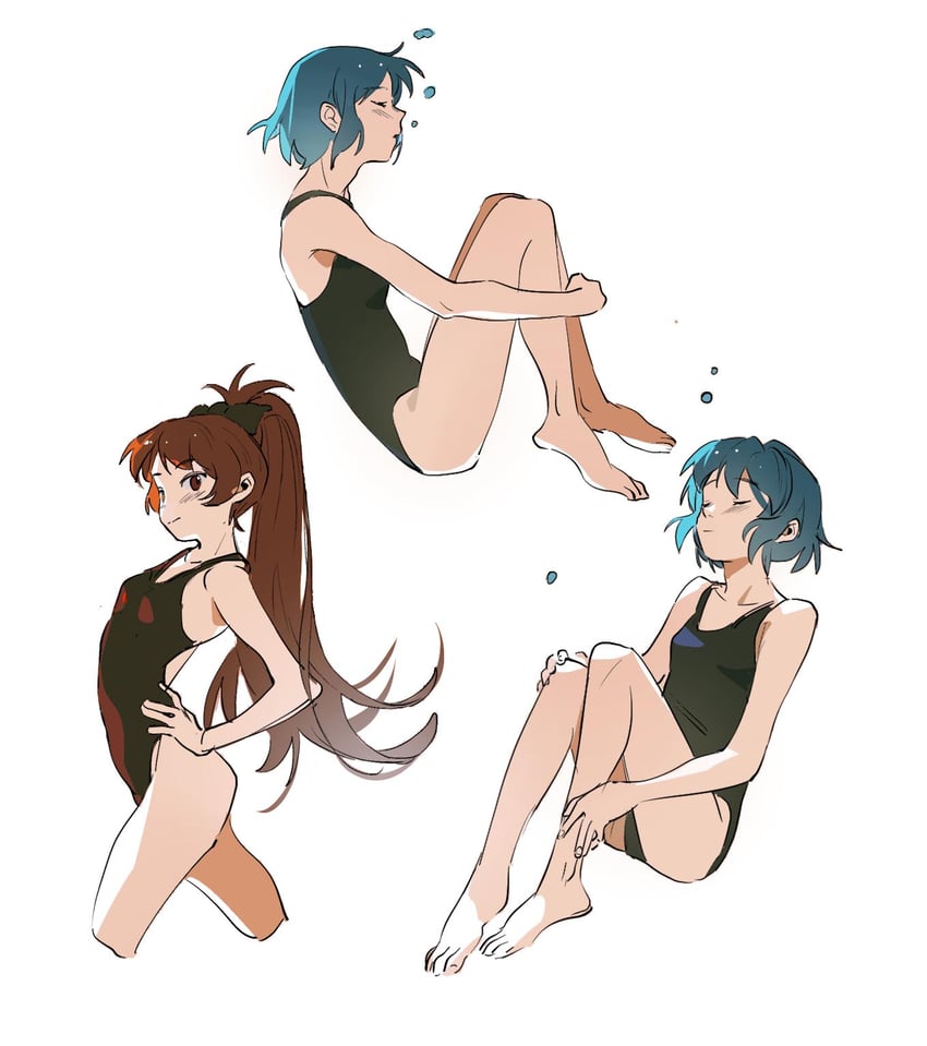 miki sayaka and sakura kyoko (mahou shoujo madoka magica) drawn by sanyang003