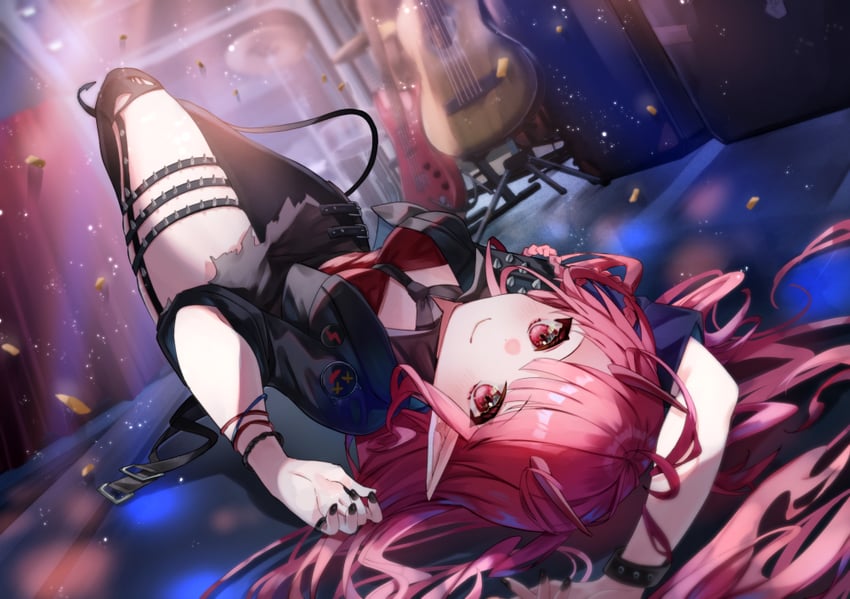 vigna (arknights and 1 more) drawn by saiko_(saisaka)