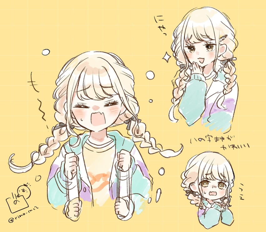 fujita kotone (idolmaster and 1 more) drawn by rino_cnc