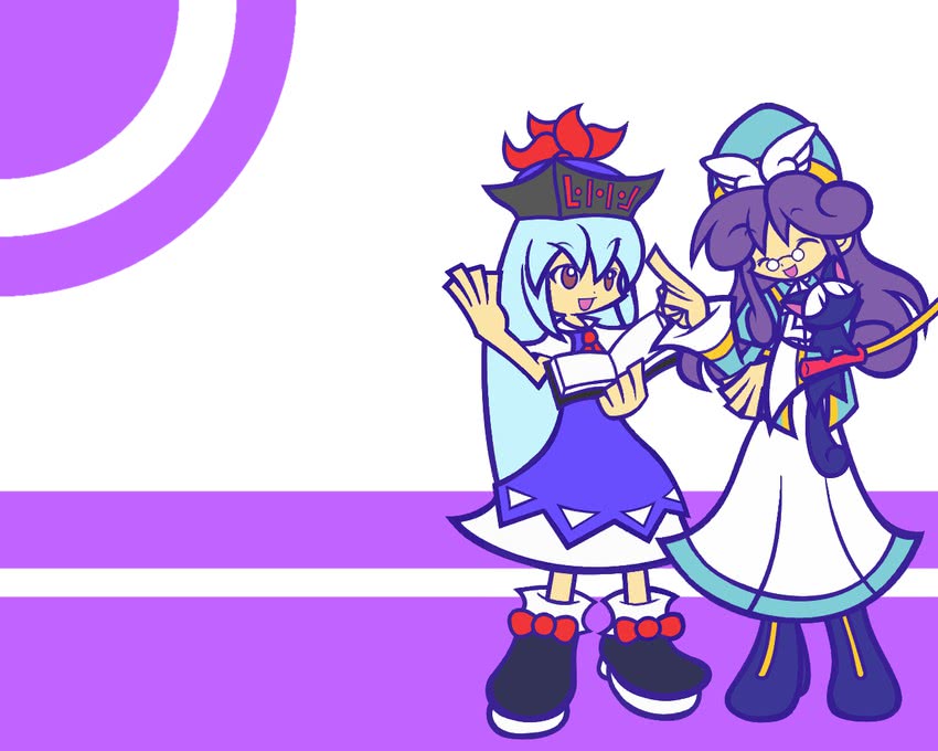 kamishirasawa keine, popoi, and accord sensei (touhou and 2 more) drawn by y&k