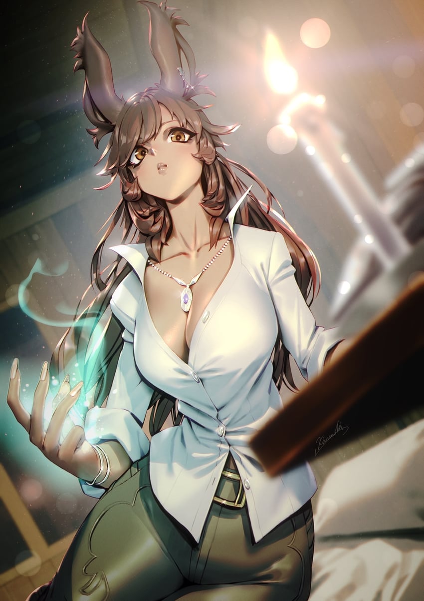 warrior of light (final fantasy and 1 more) drawn by kionaoki