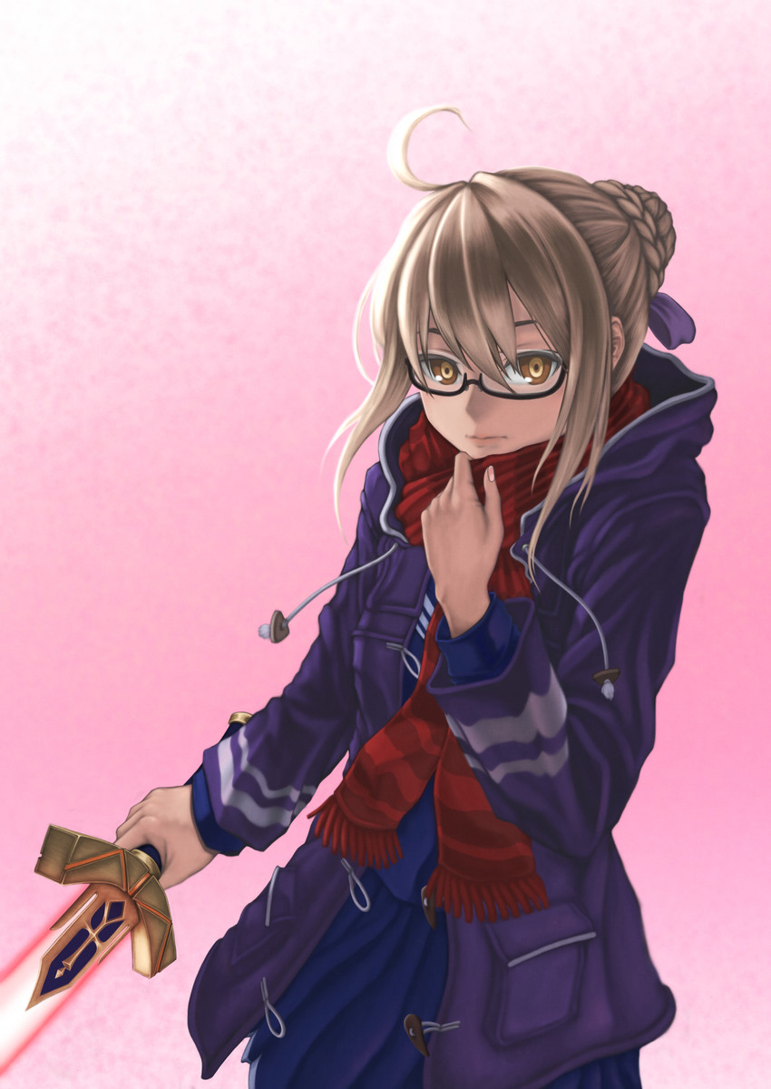 artoria pendragon and mysterious heroine x alter (fate and 1 more) drawn by yasu_(segawahiroyasu)