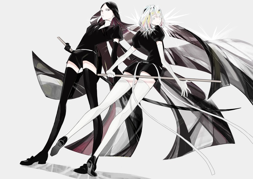 diamond and bort (houseki no kuni) drawn by hiyoshi_(utushiki_kun)