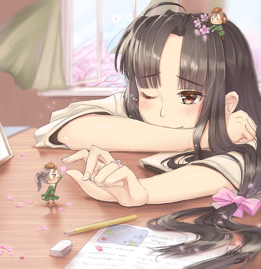 fairy, shouhou, suisei, and type 97 torpedo bomber fairy (kantai collection) drawn by medara