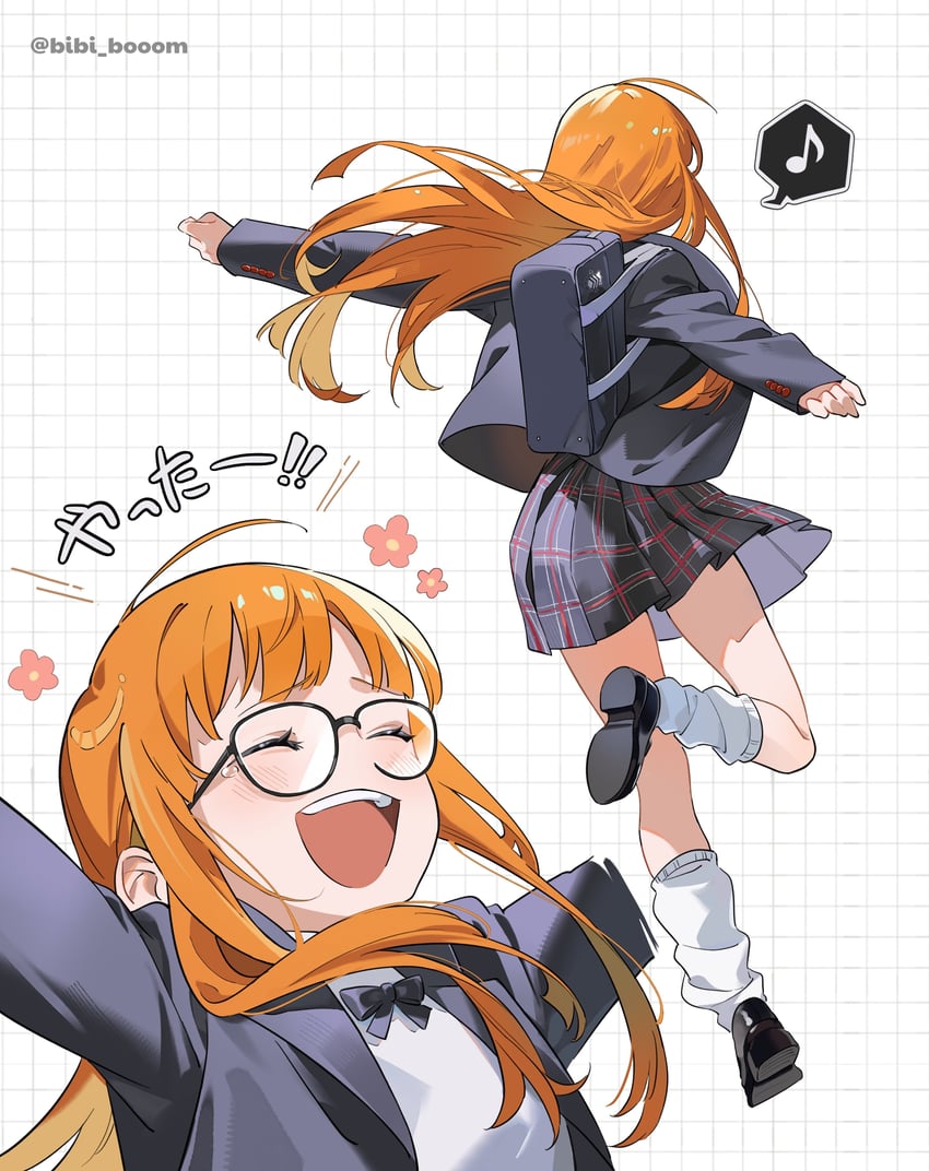 sakura futaba (persona and 1 more) drawn by bibi_booom