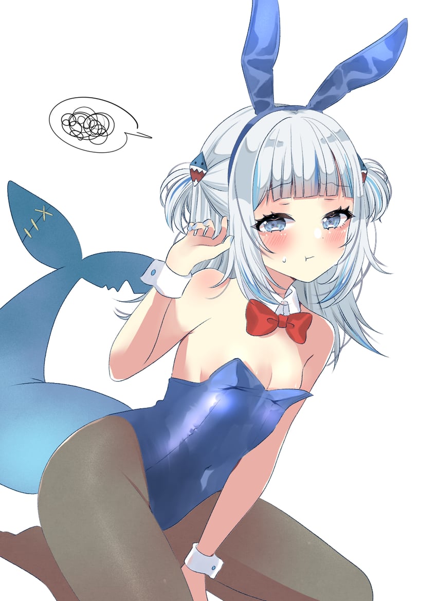gawr gura (hololive and 1 more) drawn by rota_kokko