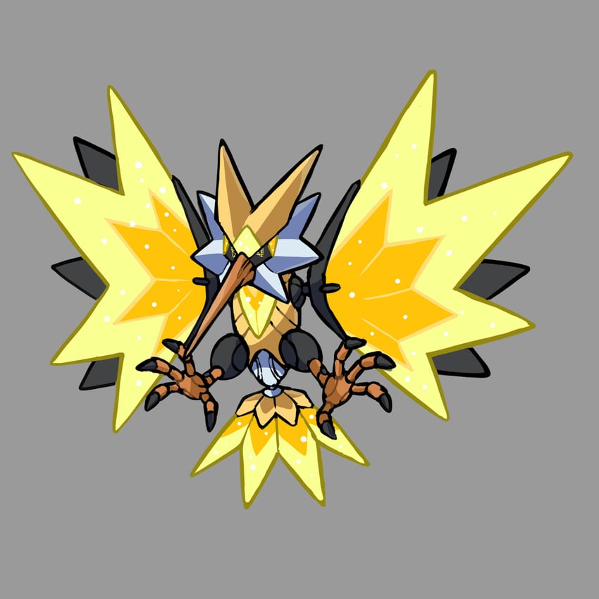 zapdos (original and 1 more) drawn by rgreywind