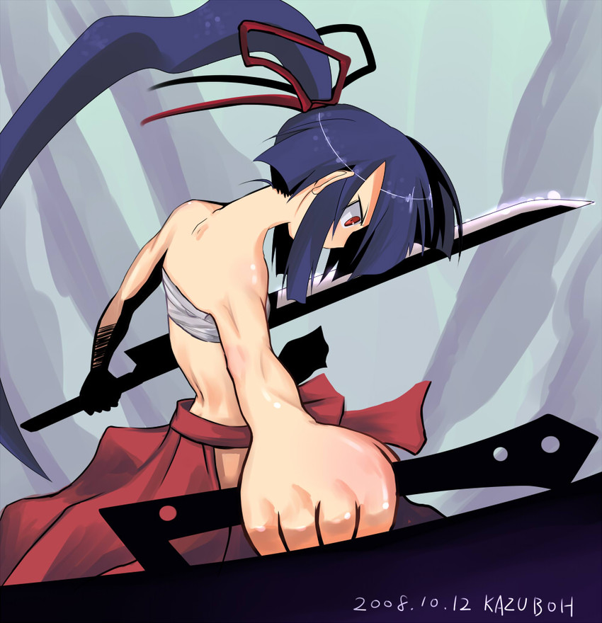 bushidou and bushidou 2 (sekaiju no meikyuu and 1 more) drawn by kazuboh