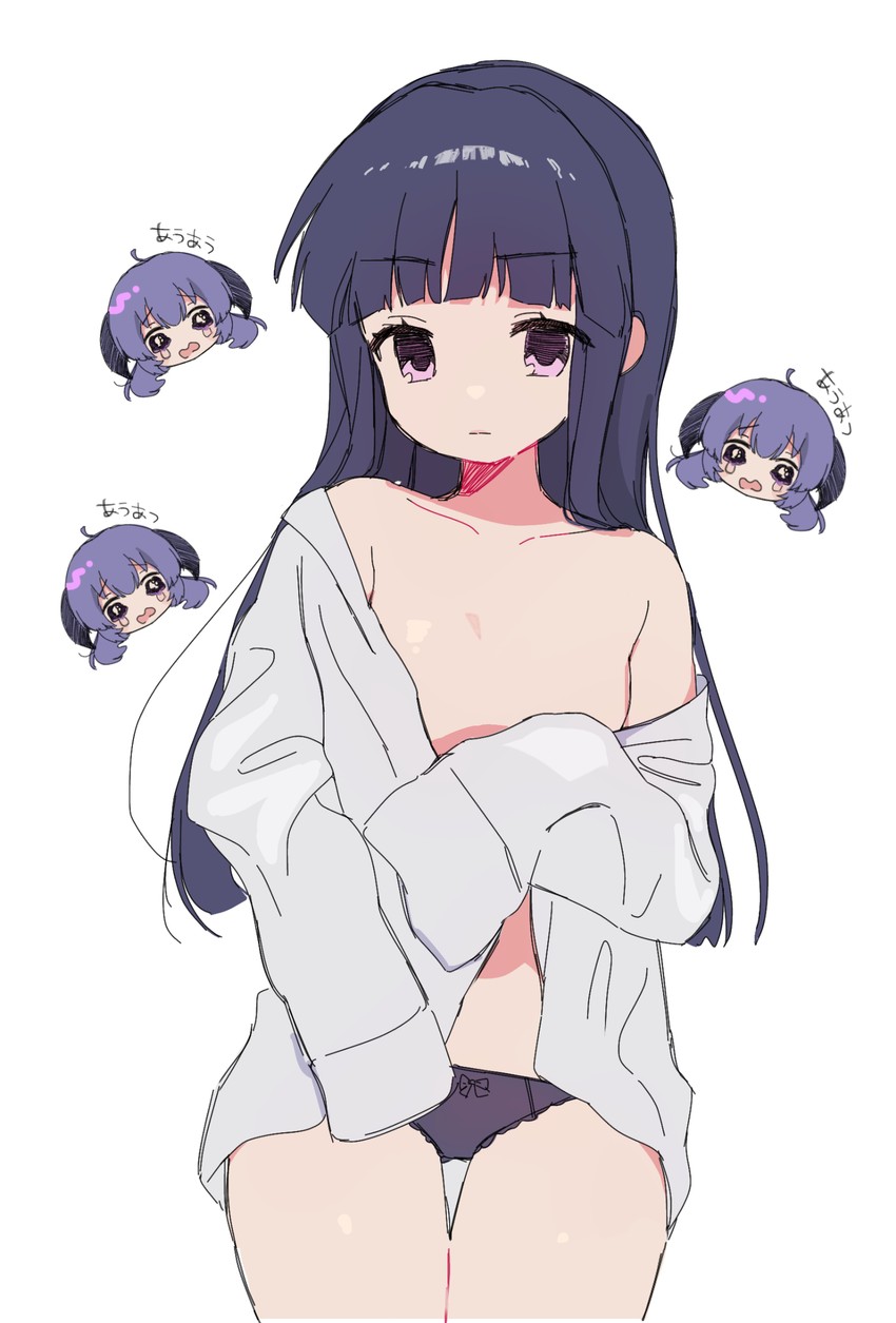 furude rika and hanyuu (higurashi no naku koro ni) drawn by napenasupe