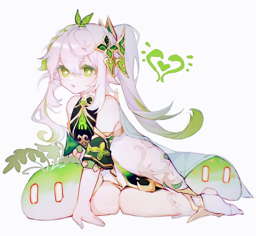 nahida, slime, and crystalfly (genshin impact) drawn by yan_mu_(pingjiashiburudayouxi)