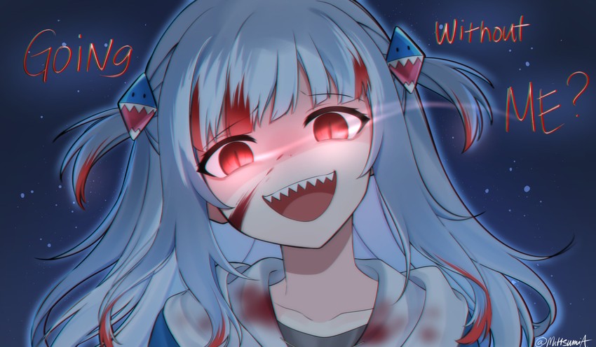 gawr gura (hololive and 2 more) drawn by mittsu