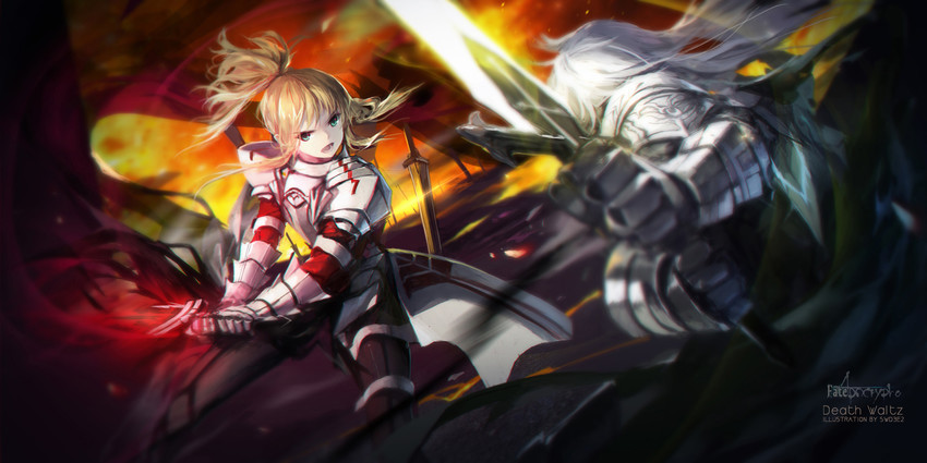 mordred and siegfried (fate and 1 more) drawn by swd3e2