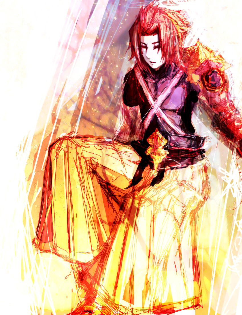 terra (kingdom hearts and 1 more) drawn by leech0