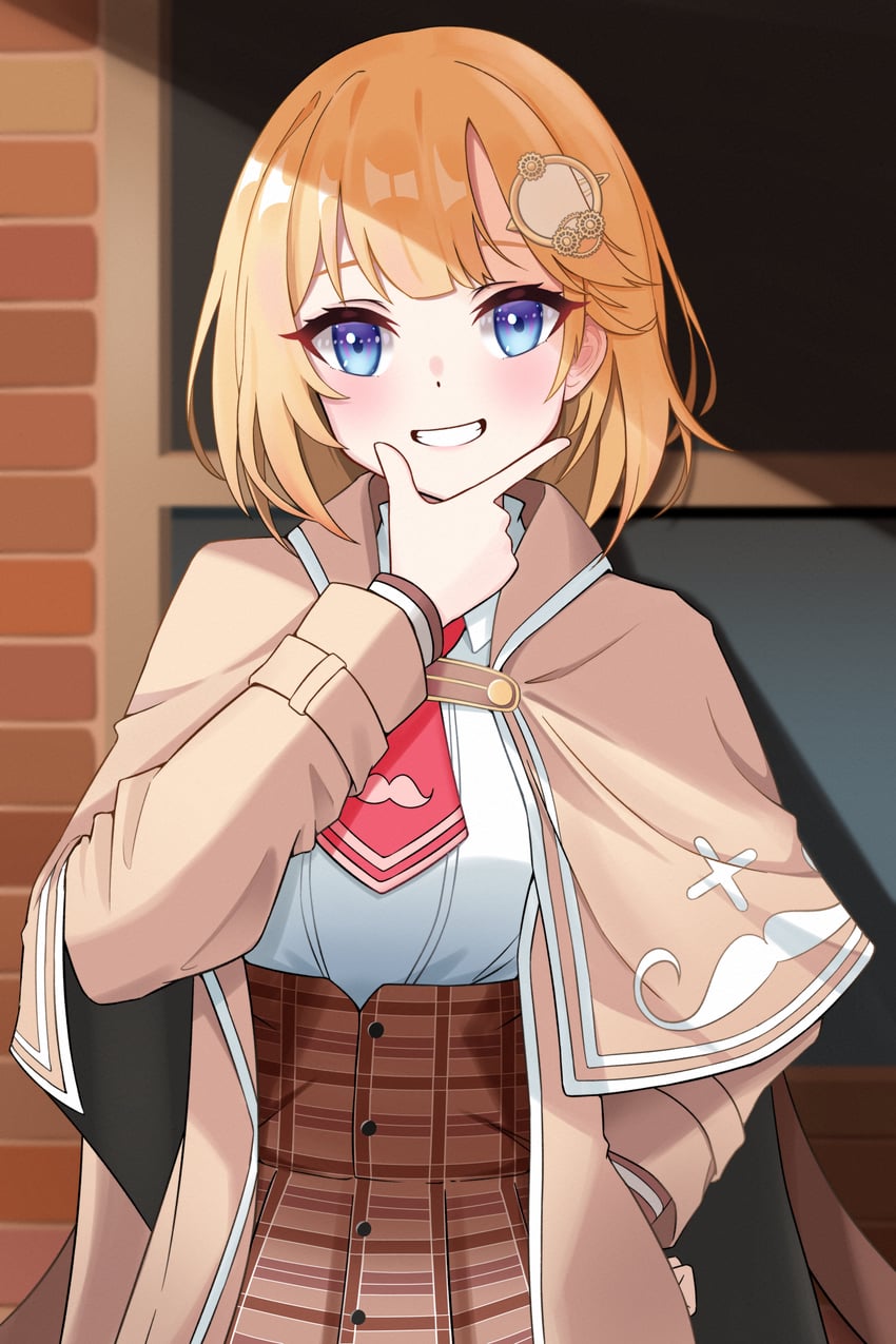 watson amelia (hololive and 1 more) drawn by bakedmonogamy