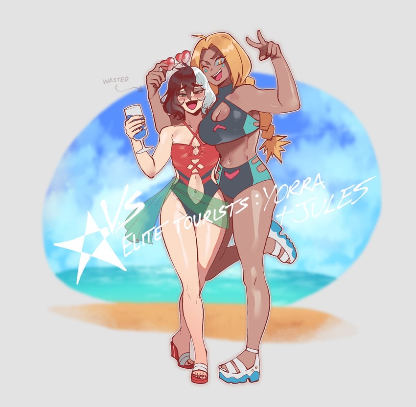 yorra villeneuve and jules jagger (original) drawn by nyantcha