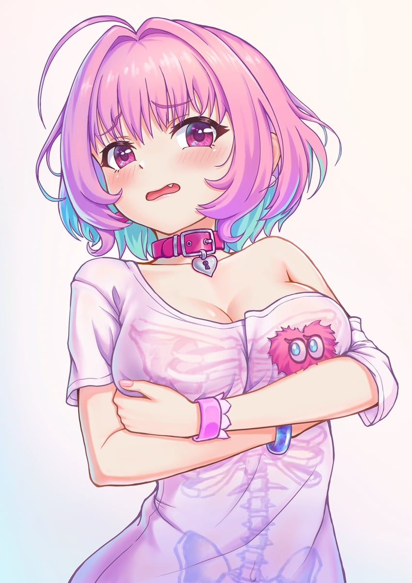 yumemi riamu (idolmaster and 1 more) drawn by xi_wan_de_xigua_p