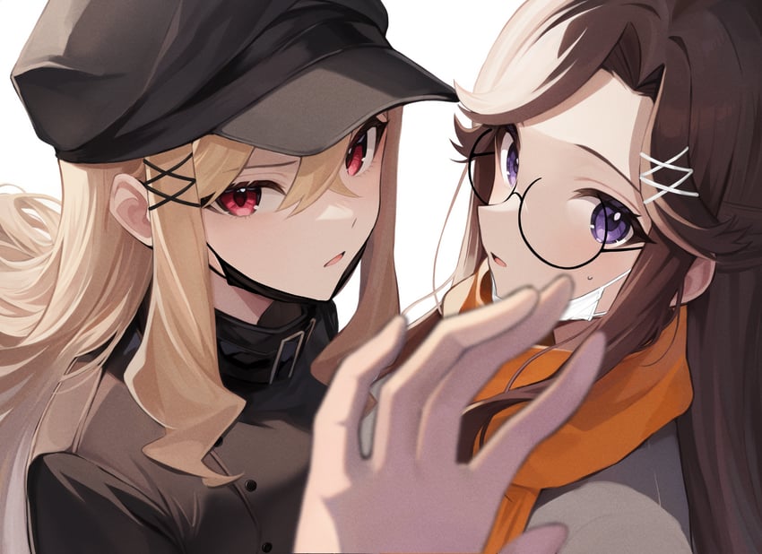 saijou claudine and tendou maya (shoujo kageki revue starlight) drawn by lilimaya
