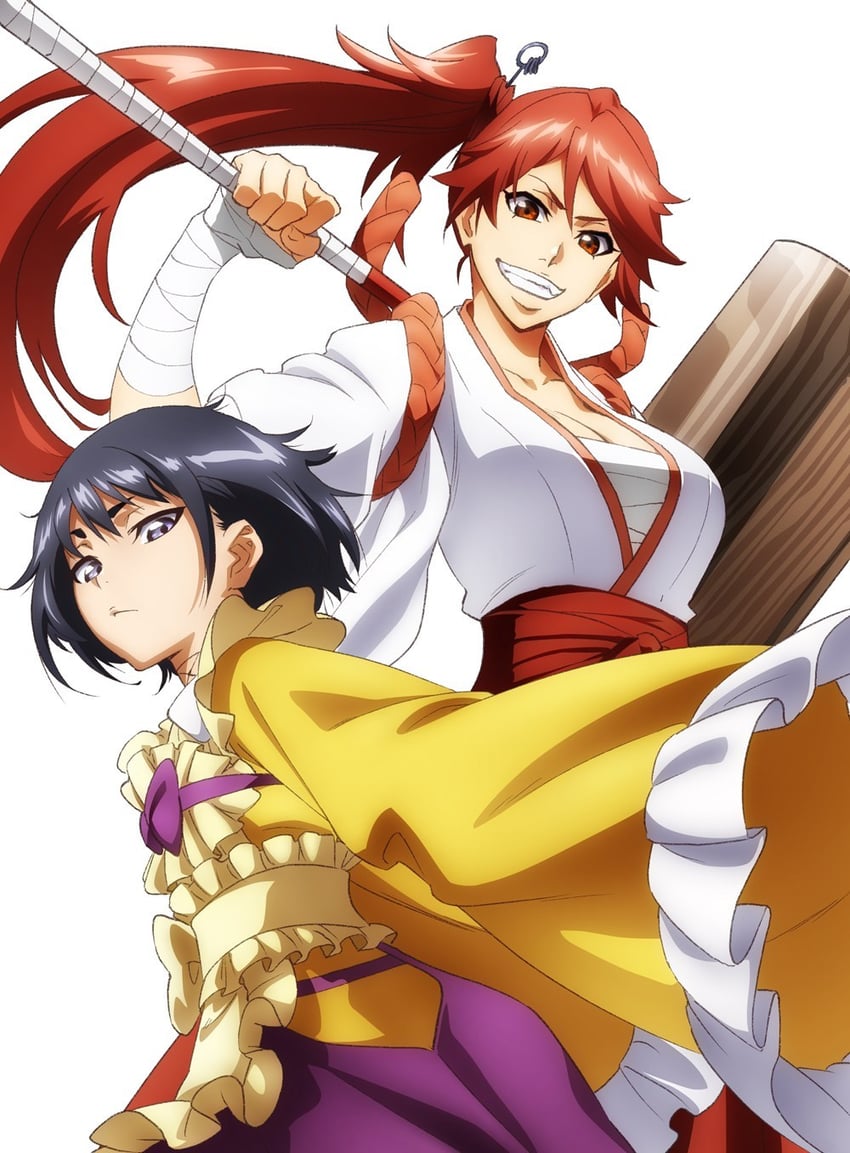 shinonome hatsuho and mochizuki azami (sakura taisen and 1 more) drawn by kubo_tite