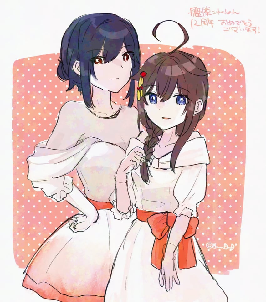shigure, yamashiro, and shigure kai san (kantai collection) drawn by kurou_oruha