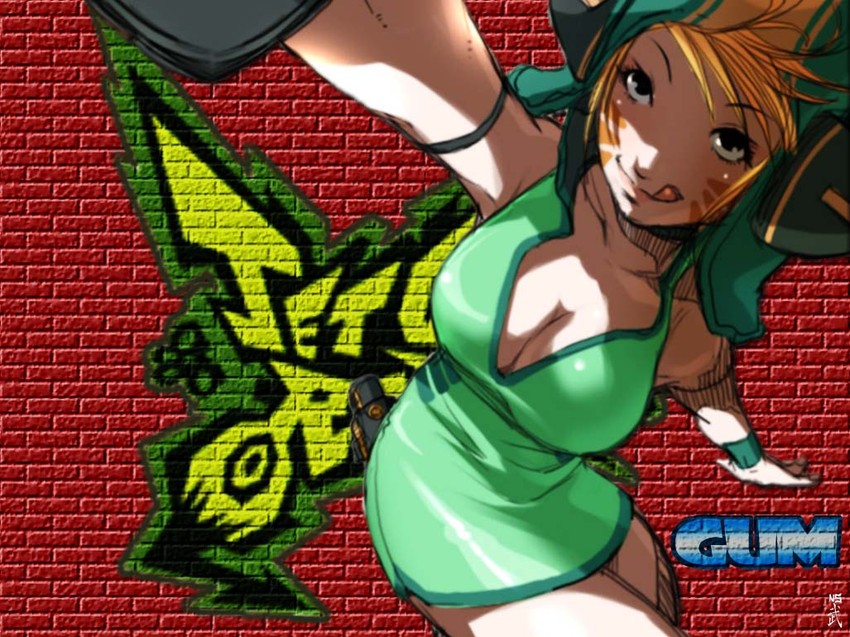 gum (jet set radio and 1 more) drawn by lawless_(tora_yojimbo)