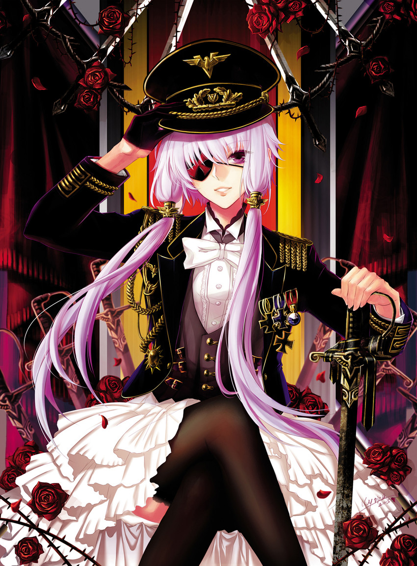 yuzuki yukari (vocaloid and 1 more) drawn by stells