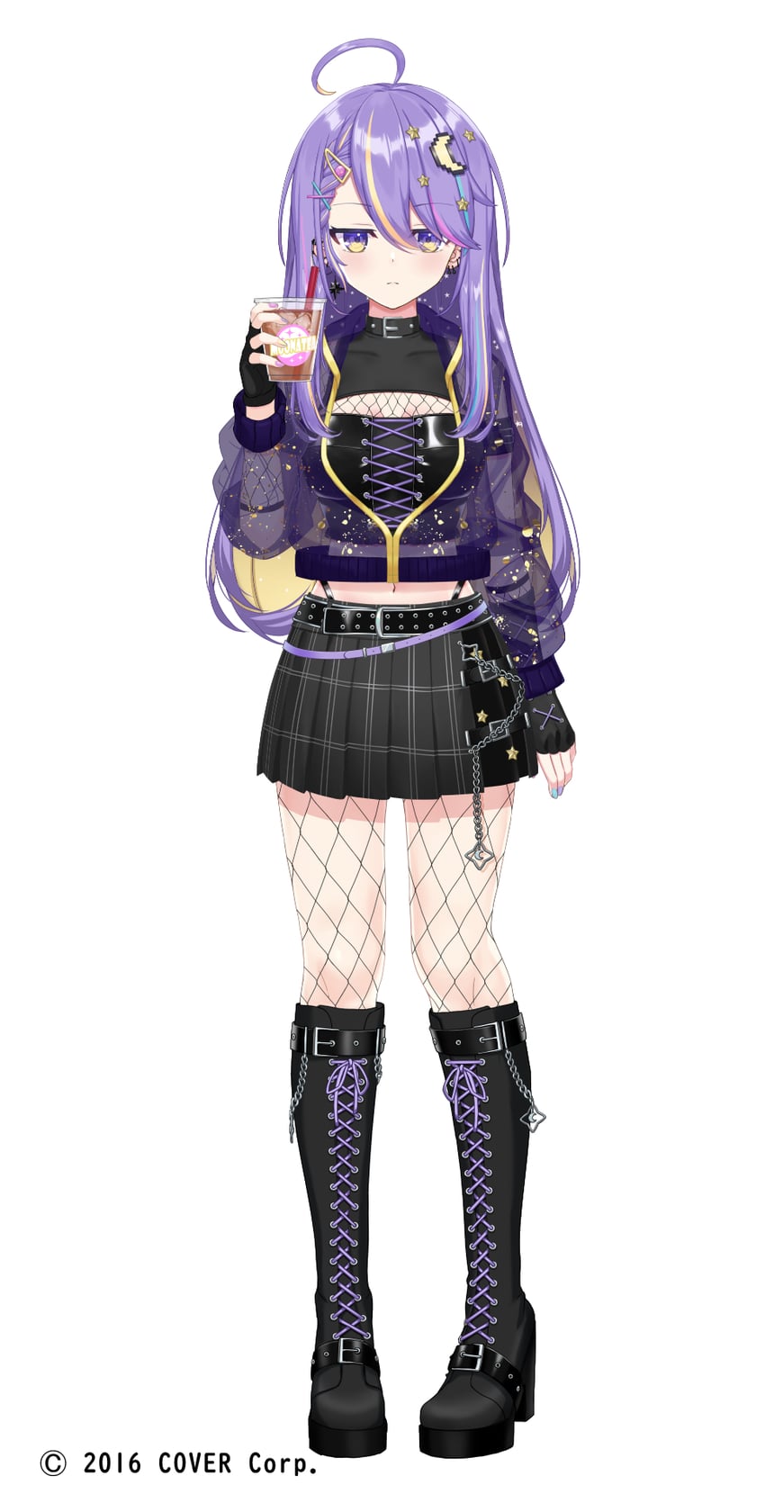 moona hoshinova (hololive and 1 more) drawn by nyori