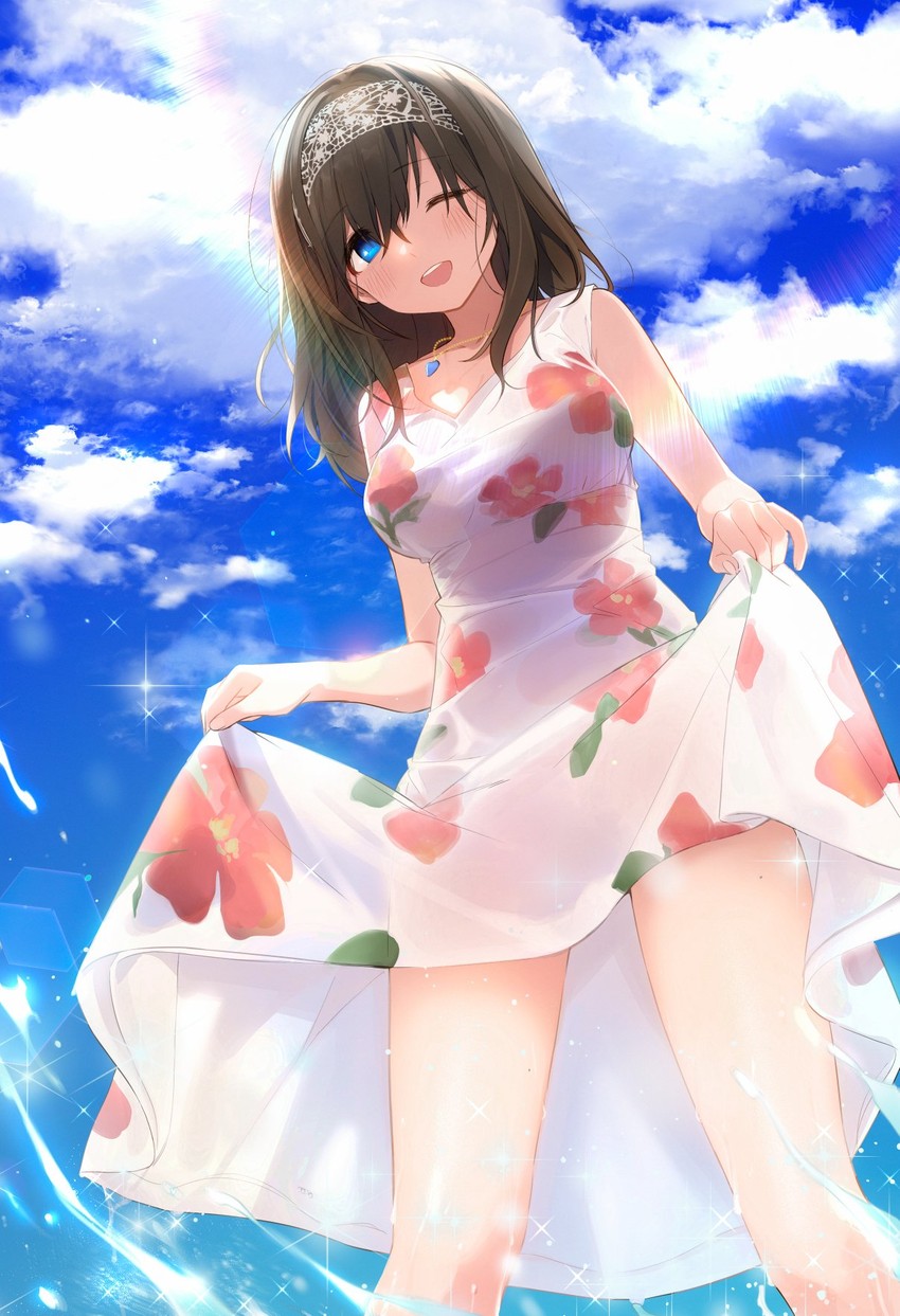 sagisawa fumika (idolmaster and 1 more) drawn by fpanda