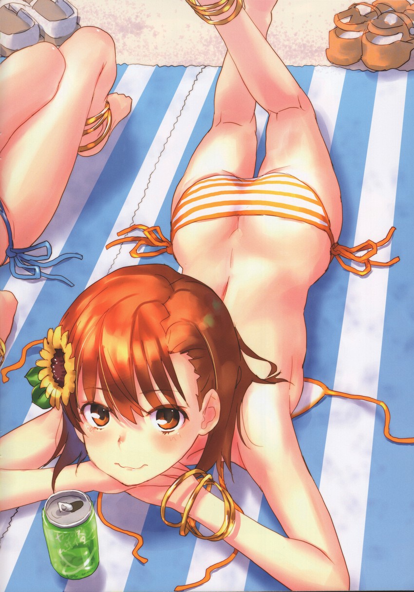 misaka mikoto and misaka imouto (toaru majutsu no index and 1 more) drawn by raika9